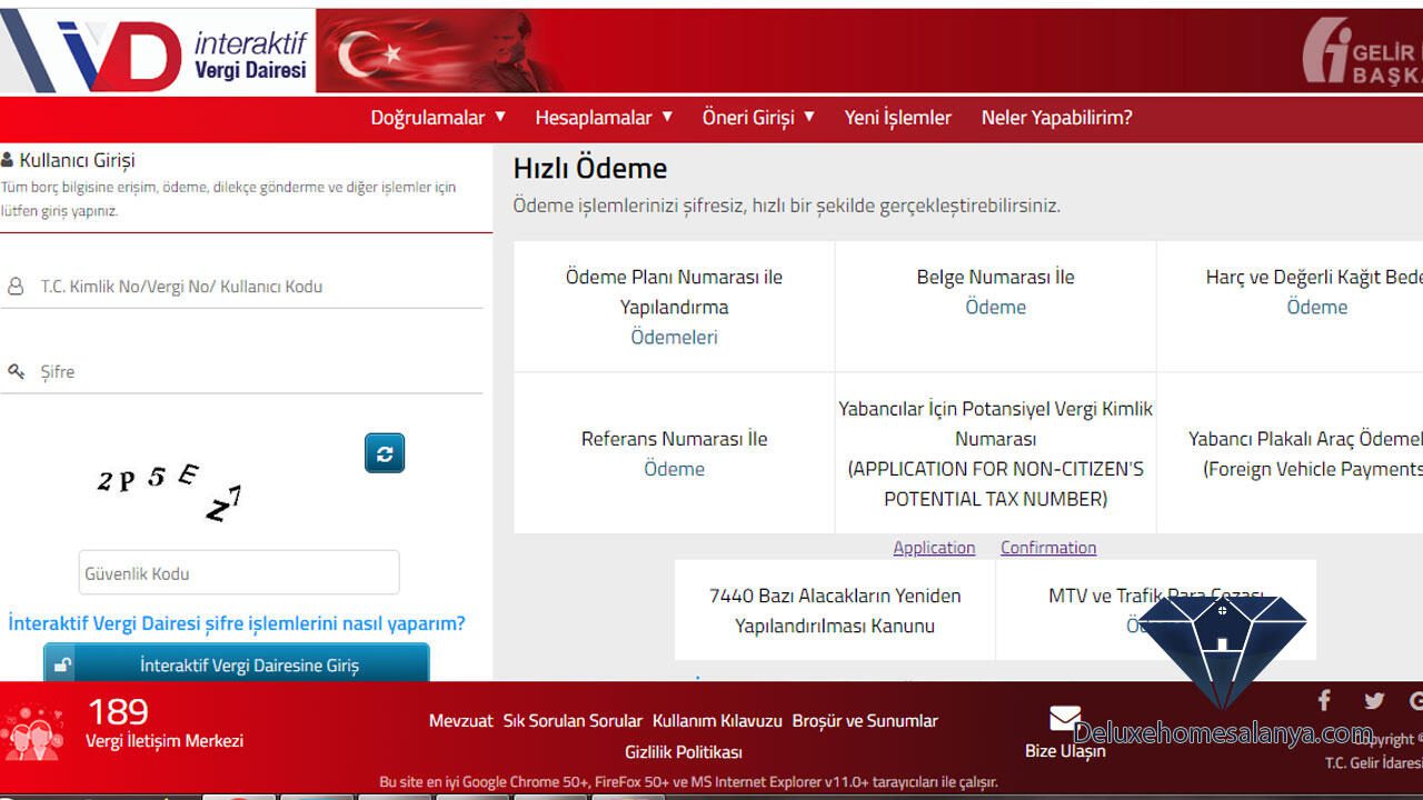 اداره مالیات ترکیه ورگی 